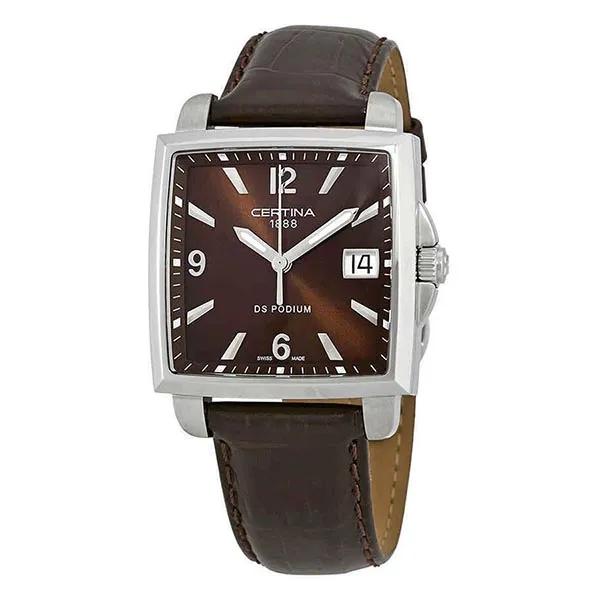 Đồng Hồ Nữ Certina DS Podium Square Brown Dial Ladies Watch C001.310.16.297.00 Màu Nâu - Đồng hồ - Vua Hàng Hiệu