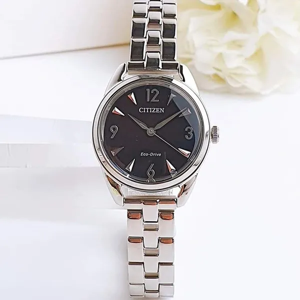 Đồng Hồ Nữ Citizen Eco-Drive EM0680-70E Màu Đen Bạc - Đồng hồ - Vua Hàng Hiệu