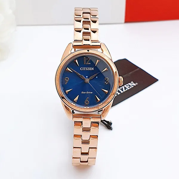 Đồng Hồ Nữ Citizen Eco-Drive EM0688-78L Màu Xanh/ Vàng Hồng - Đồng hồ - Vua Hàng Hiệu