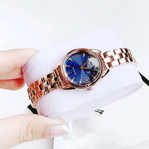 Đồng Hồ Nữ Citizen Eco-Drive EM0688-78L Màu Xanh/ Vàng Hồng - Đồng hồ - Vua Hàng Hiệu
