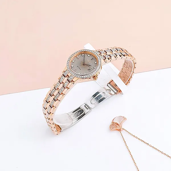 Đồng Hồ Nữ Citizen Eco-Drive EW2348-56A Màu Vàng Hồng