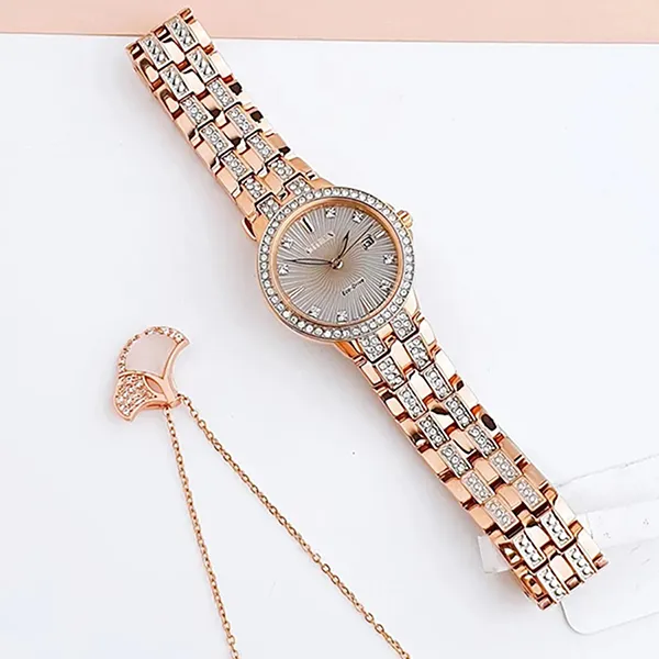 Đồng Hồ Nữ Citizen Eco-Drive EW2348-56A Màu Vàng Hồng