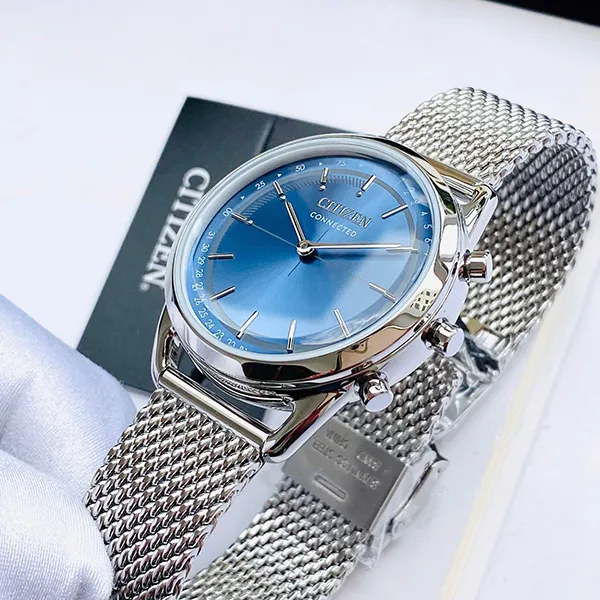 Đồng Hồ Nữ Citizen Eco-Drive HX0000-59L Màu Xanh Bạc