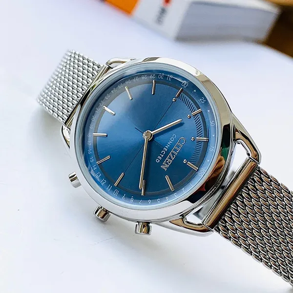 Đồng Hồ Nữ Citizen Eco-Drive HX0000-59L Màu Xanh Bạc