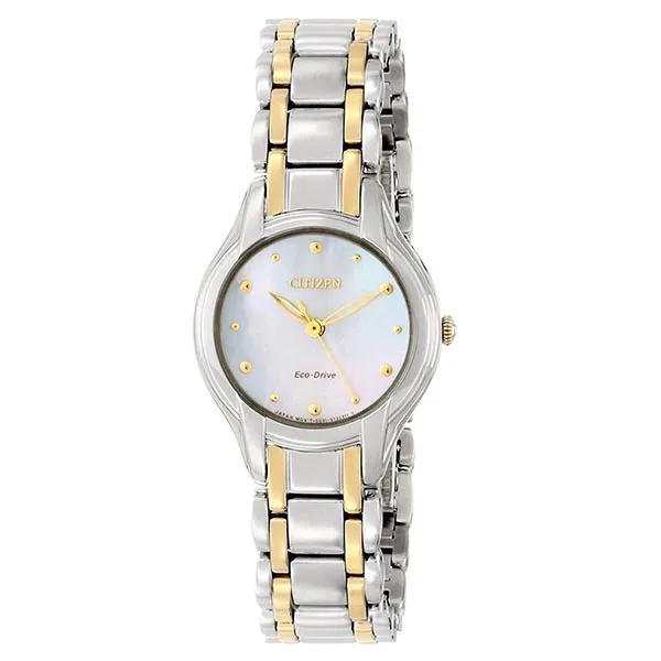 Đồng Hồ Nữ Citizen Eco Drive Watch EM0284-51N Màu Vàng Bạc