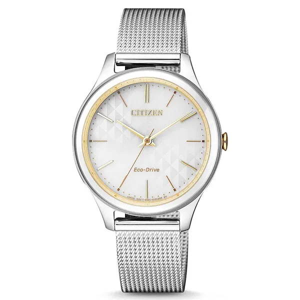 Đồng Hồ Nữ Citizen Eco Drive Watch EM0504-81A Màu Bạc