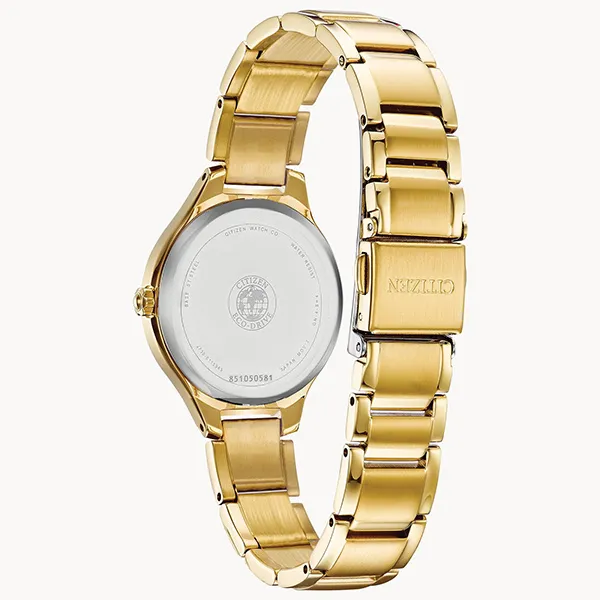 Đồng Hồ Nữ Citizen Eco Drive Watch FE2102-55A Màu Vàng Gold
