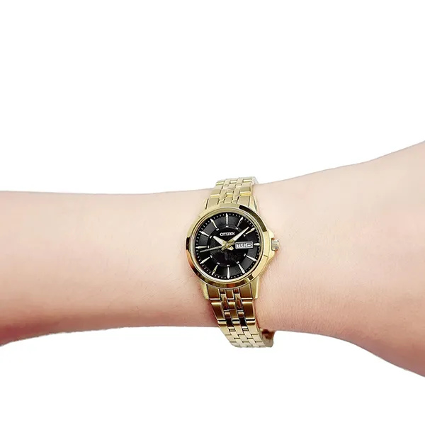 Đồng Hồ Nữ Citizen Quartz Watch EQ0603-59E Màu Vàng Gold