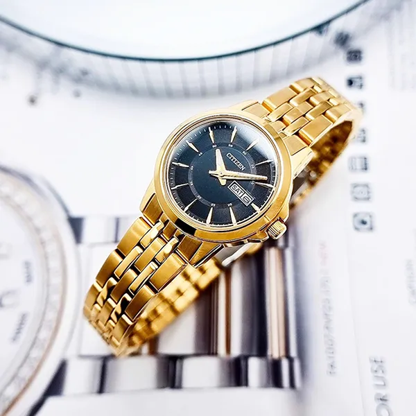 Đồng Hồ Nữ Citizen Quartz Watch EQ0603-59E Màu Vàng Gold