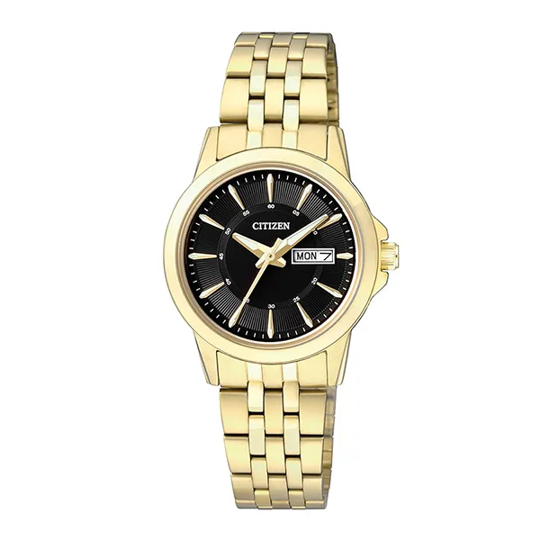 Đồng Hồ Nữ Citizen Quartz Watch EQ0603-59E Màu Vàng Gold