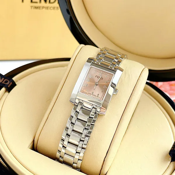 Đồng Hồ Nữ Fendi 7000L Classico Watch Stainless Steel/SS Ladies Màu Bạc Hồng - Đồng hồ - Vua Hàng Hiệu