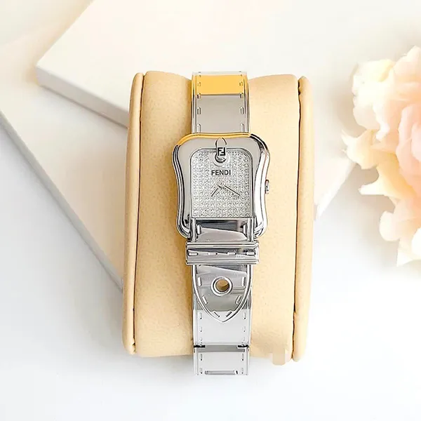 Đồng Hồ Nữ Fendi Diamond Màu Bạc - Đồng hồ - Vua Hàng Hiệu