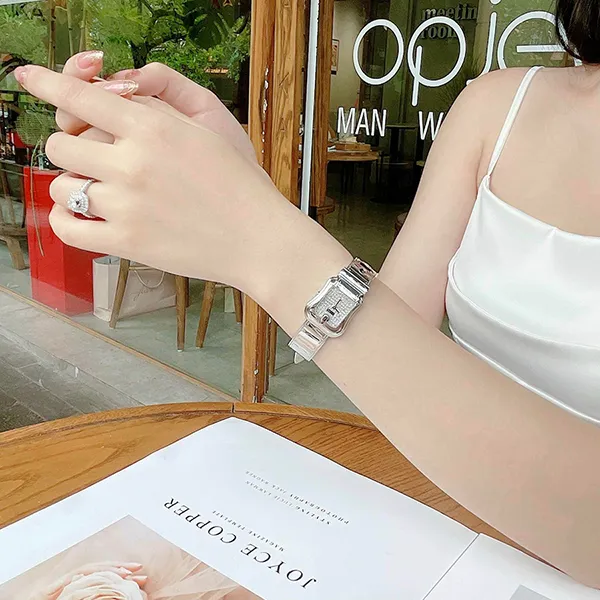 Đồng Hồ Nữ Fendi Diamond Màu Bạc - Đồng hồ - Vua Hàng Hiệu