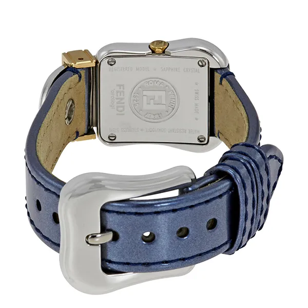 Đồng Hồ Nữ Fendi Leather Watch F380124531D1 Màu Xanh