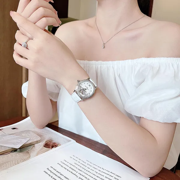 Đồng Hồ Nữ Frederique Constant FC-310SQ2PD6 Amour Heart Beat Limited 34mm Màu Trắng - Đồng hồ - Vua Hàng Hiệu