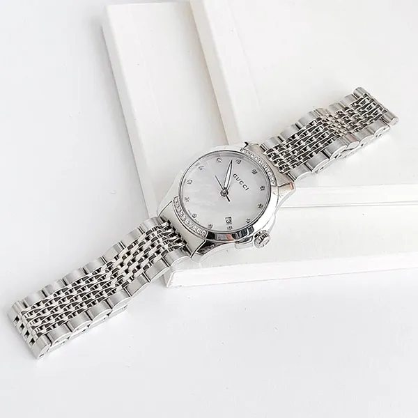 Đồng Hồ Nữ Gucci G-Timeless Diamond YA126510 Màu Bạc - Đồng hồ - Vua Hàng Hiệu