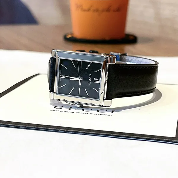 Đồng Hồ Nữ Gucci GG 138 Rectangle Màu Đen N-HM