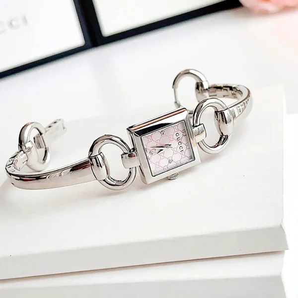 Đồng Hồ Nữ Gucci GG Tornabuoni Diamond Màu Bạc