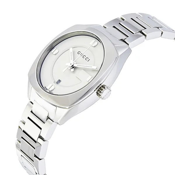 Đồng Hồ Nữ Gucci GG2570 Watch YA142502 Màu Bạc