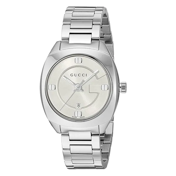 Đồng Hồ Nữ Gucci GG2570 Watch YA142502 Màu Bạc