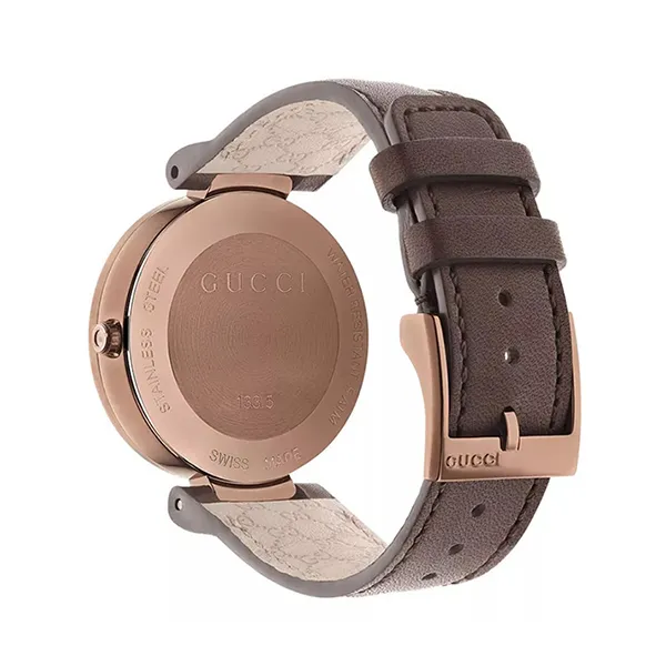 Đồng Hồ Nữ Gucci Interlocking G Brown Women's Watch 37mm YA133309 Màu Nâu Xám
