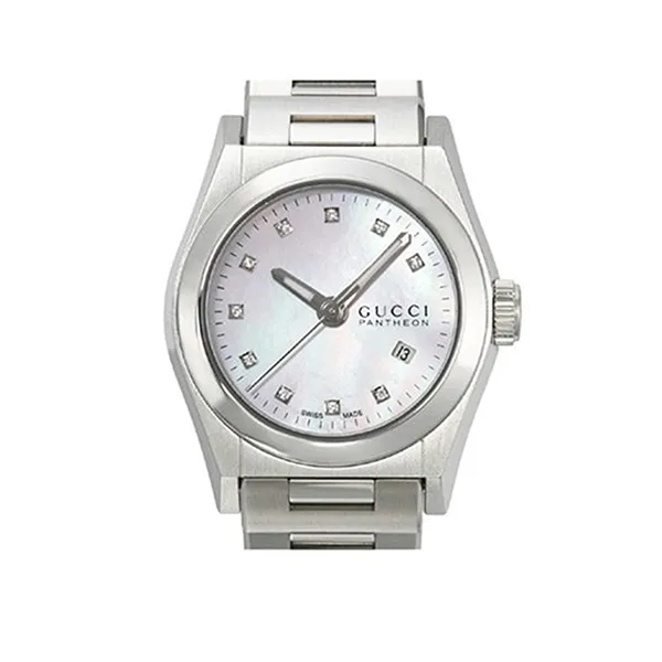 Đồng Hồ Nữ Gucci Pantheon Quartz Watch YA115503 Màu Bạc