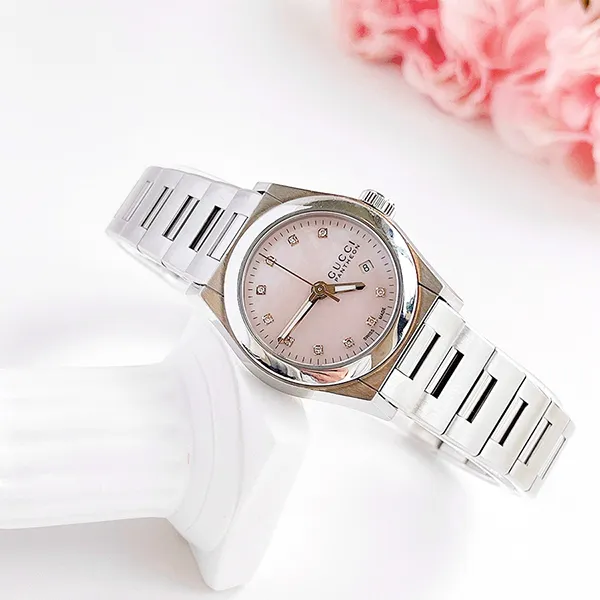 Đồng Hồ Nữ Gucci Pantheon Quartz Watch YA115503 Màu Bạc