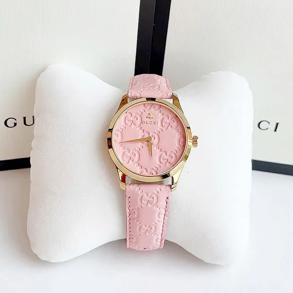 Đồng Hồ Nữ Gucci Women's G-Timeless YA1264104 Màu Hồng