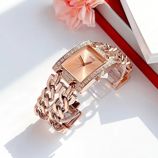 Đồng Hồ Nữ Guess Brilliance on Links Women’s U0072L3 Màu Vàng Hồng