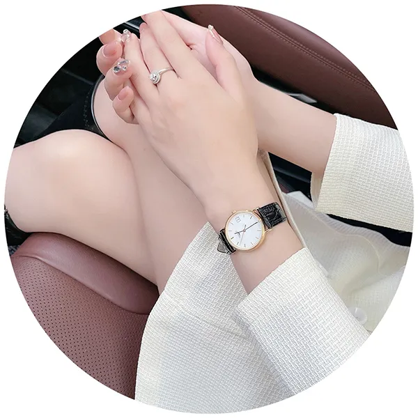 Đồng Hồ Nữ Longines Quartz White Dial Black Leather Watch L4.319.2.12.2 Màu Đen - Đồng hồ - Vua Hàng Hiệu