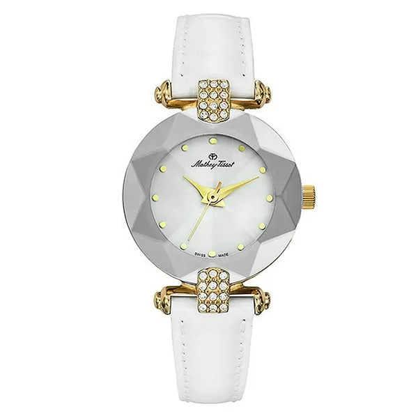 Đồng Hồ Nữ Mathey Tissot Women's Pyramide White Dial Watch P311M Màu Trắng