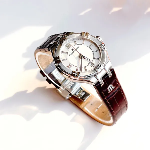 Đồng Hồ Nữ Maurice Lacroix Aikon 35mm AI1006-SS001-130-1 Màu Nâu Bạc - Đồng hồ - Vua Hàng Hiệu