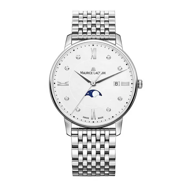 Đồng Hồ Nữ Maurice Lacroix Eliros Moonphase Ladies Quartz Watch EL1096-SS002-150-1 Màu Bạc - Đồng hồ - Vua Hàng Hiệu