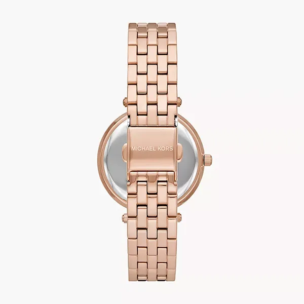 Đồng Hồ Nữ Michael Kors MK Mini Darci Pavé Watch MK4592 Màu Vàng Hồng