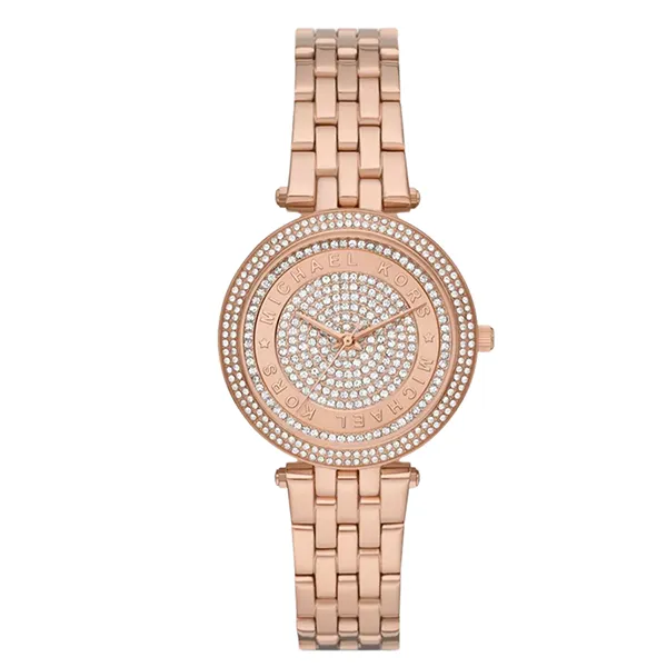 Đồng Hồ Nữ Michael Kors MK Mini Darci Pavé Watch MK4592 Màu Vàng Hồng