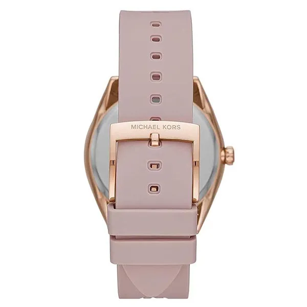 Đồng Hồ Nữ Michael Kors MK Pink Silicone Watch MK7139 Màu Hồng