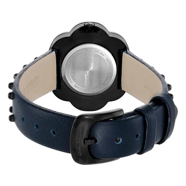 Đồng Hồ Nữ Salvatore Ferragamo SFCR00318 Fiore Watch Màu Xanh Navy