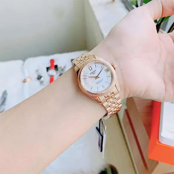 Đồng Hồ Nữ Tissot Automatic Ballade FullRose Lady T108.208.33.117.00 Màu Vàng Hồng