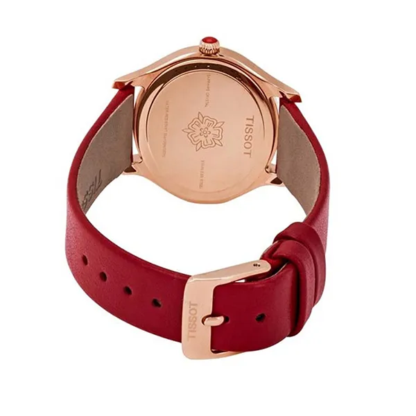 Đồng Hồ Nữ Tissot Bella Ora T103.310.36.111.01 Màu Đỏ