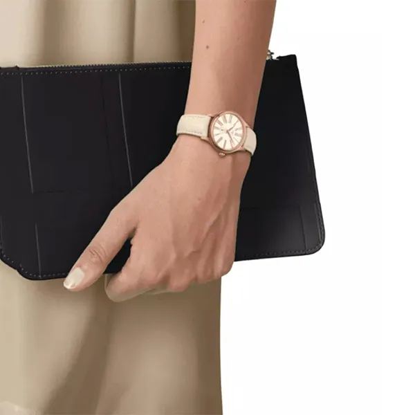 Đồng Hồ Nữ Tissot Bella Ora Watch T103.310.36.013.00 Màu Trắng Kem