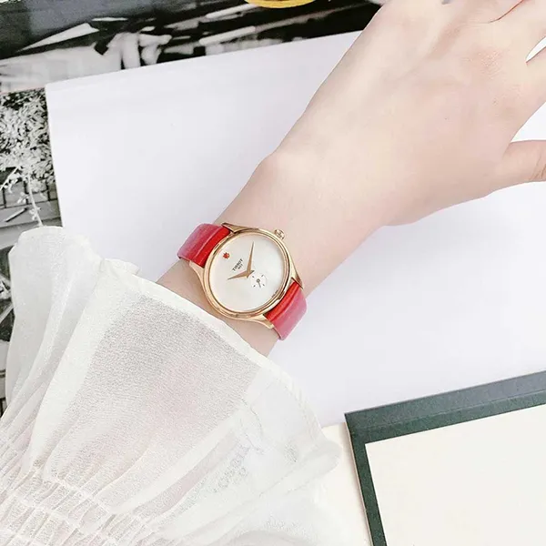 Đồng Hồ Nữ Tissot Bella Ora Watch T103.310.36.111.01 Màu Đỏ
