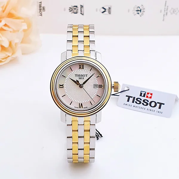 Đồng Hồ Nữ Tissot Bridgeport T097.010.22.118.00 Màu Bạc Vàng