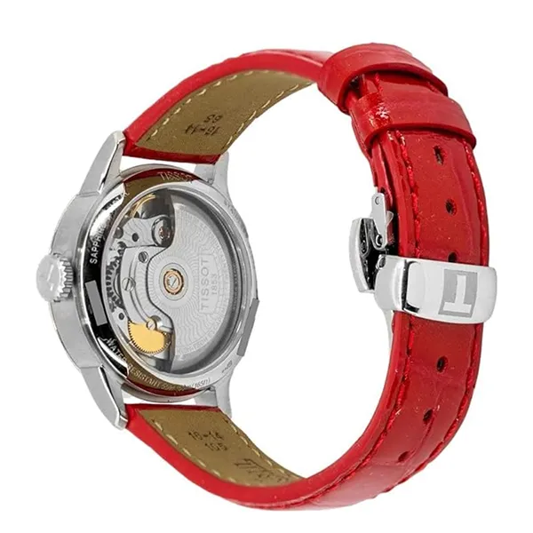 Đồng Hồ Nữ Tissot Chemin Des Tourelles Automatic Ladies Watch T099.207.16.118.00 Màu Đỏ