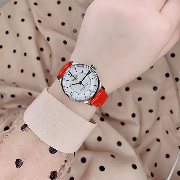 Đồng Hồ Nữ Tissot Chemin Des Tourelles Automatic Ladies Watch T099.207.16.118.00 Màu Đỏ