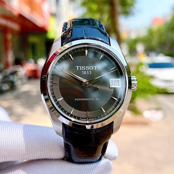 Đồng Hồ Nữ Tissot Couturier Powermatic 80 T035.207.16.061.00 Màu Đen Bạc - Đồng hồ - Vua Hàng Hiệu