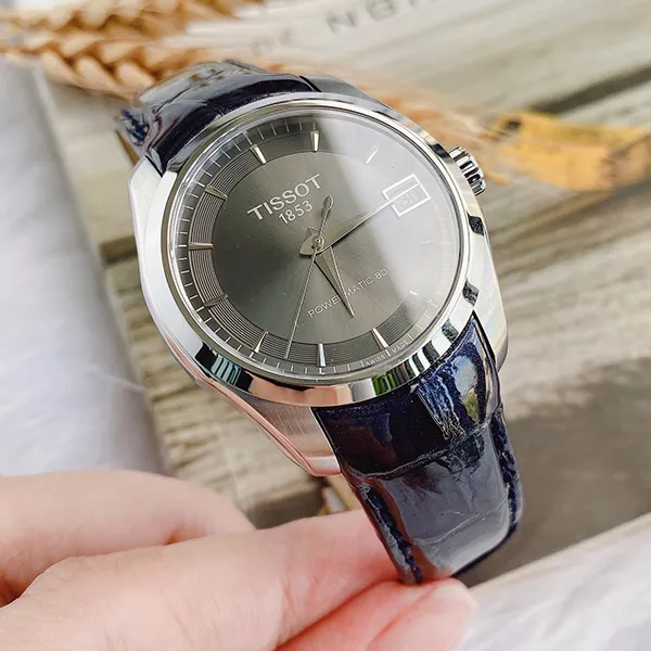 Đồng Hồ Nữ Tissot Couturier Powermatic 80 T035.207.16.061.00 Màu Đen Bạc - Đồng hồ - Vua Hàng Hiệu