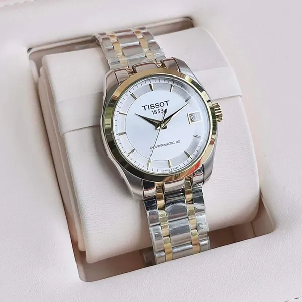 Đồng Hồ Nữ Tissot Couturier Powermatic 80 T035.207.22.031.00 Màu Bạc
