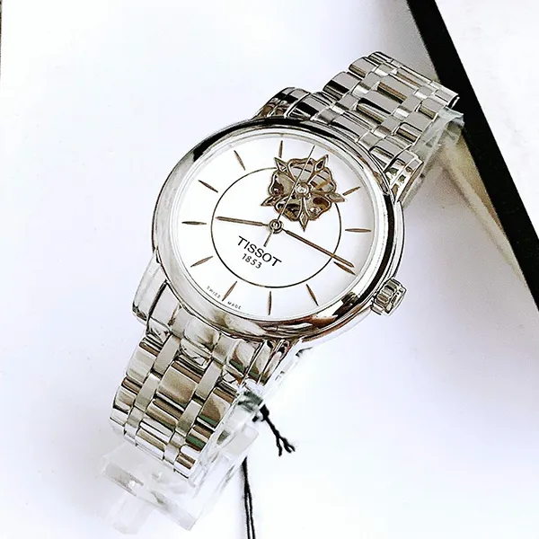 Đồng Hồ Nữ Tissot Lady Heart White T050.207.11.011.04 Màu Bạc - Đồng hồ - Vua Hàng Hiệu