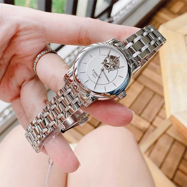 Đồng Hồ Nữ Tissot Lady Heart White T050.207.11.011.04 Màu Bạc - Đồng hồ - Vua Hàng Hiệu
