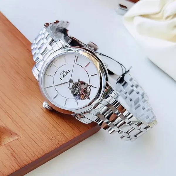 Đồng Hồ Nữ Tissot Lady Heart White T050.207.11.011.04 Màu Bạc - Đồng hồ - Vua Hàng Hiệu